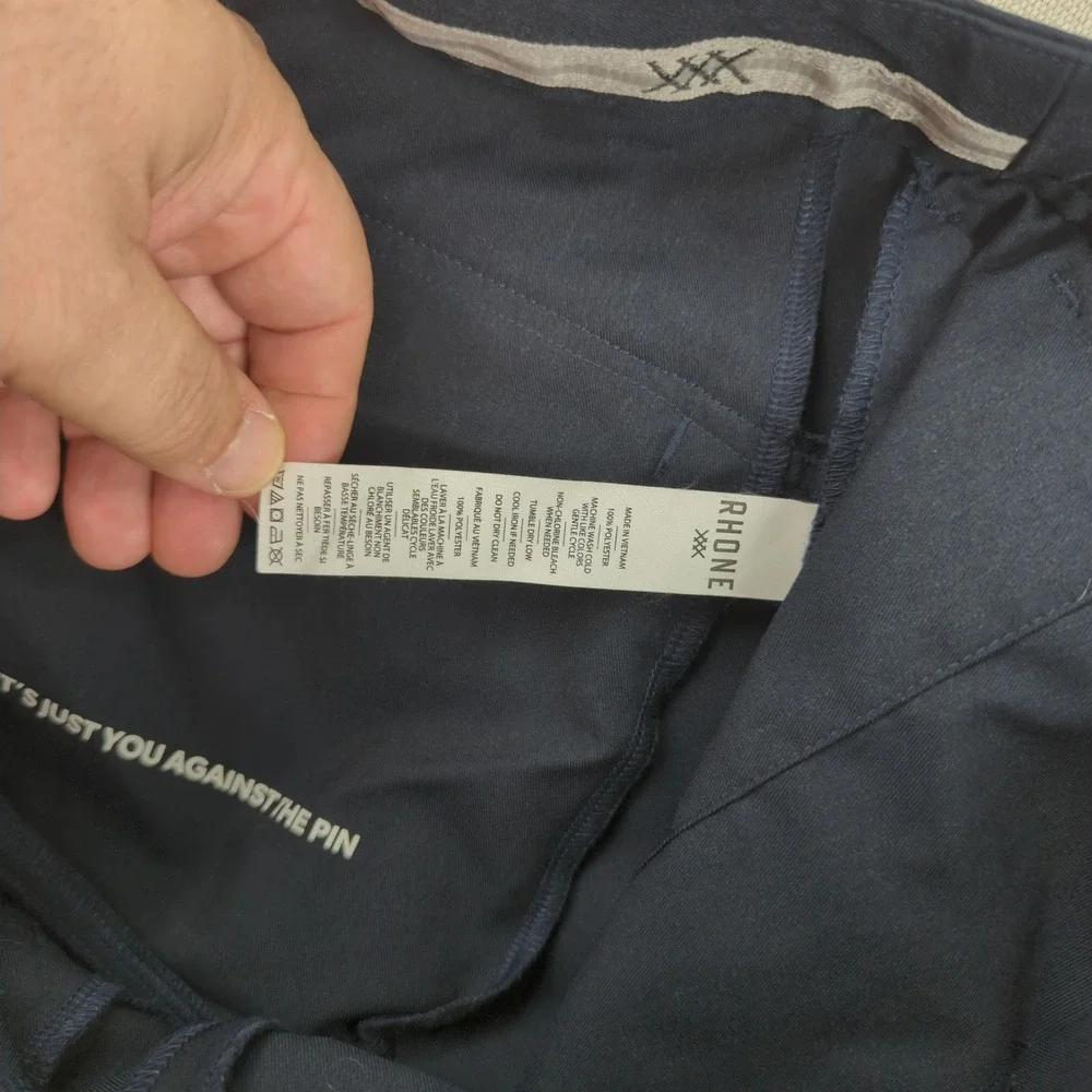 Rhone Pants Mens 32x32 Navy Blue Performance Commuter Golf Stretch